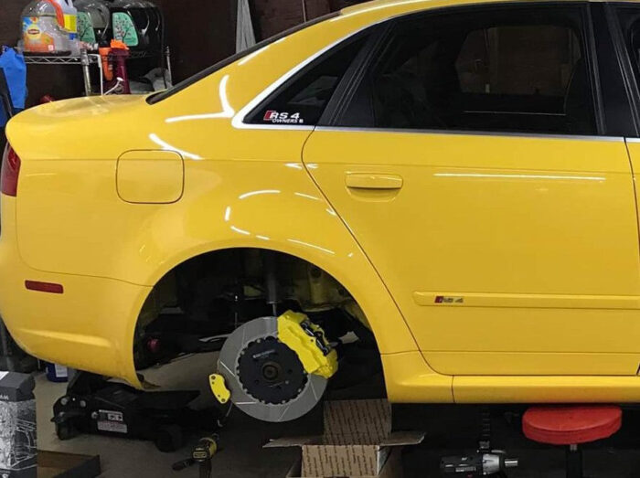 Rear Big Brake Upgrade Kit – Audi B7 RS4 Brembo Calipers - Image 4